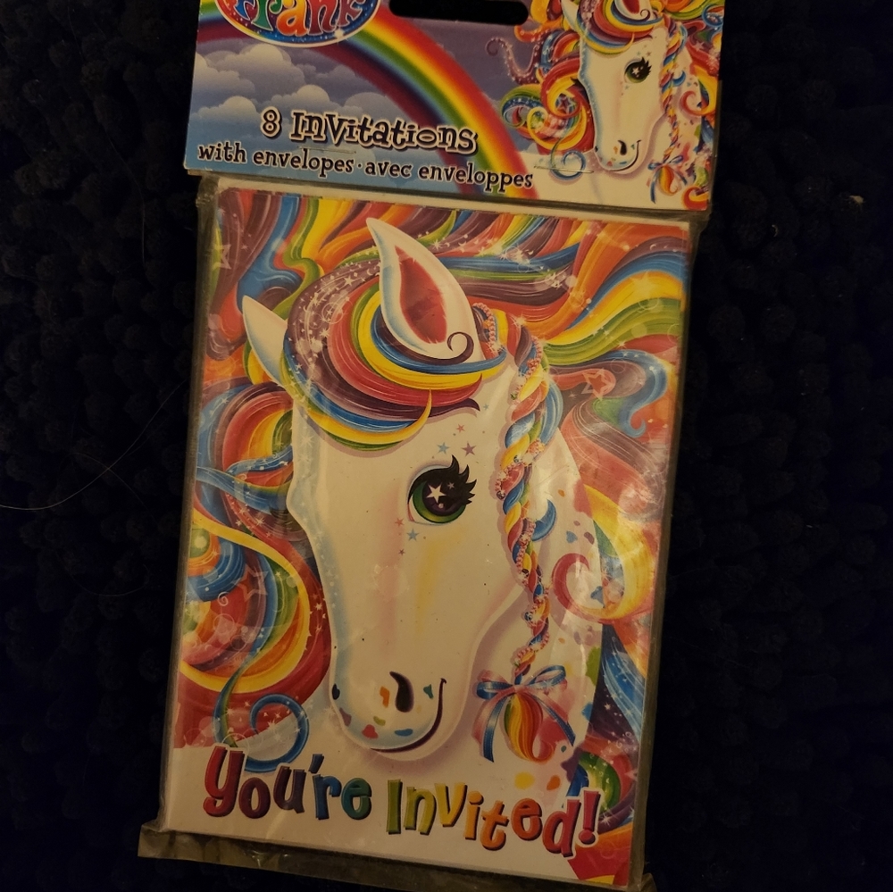 Vintage Lisa Frank Invites